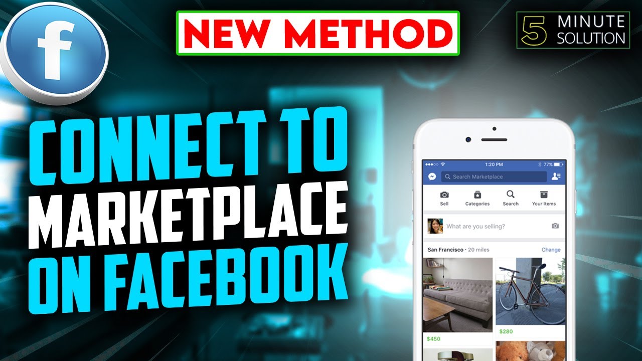 O Marketplace está conectado ao Facebook?