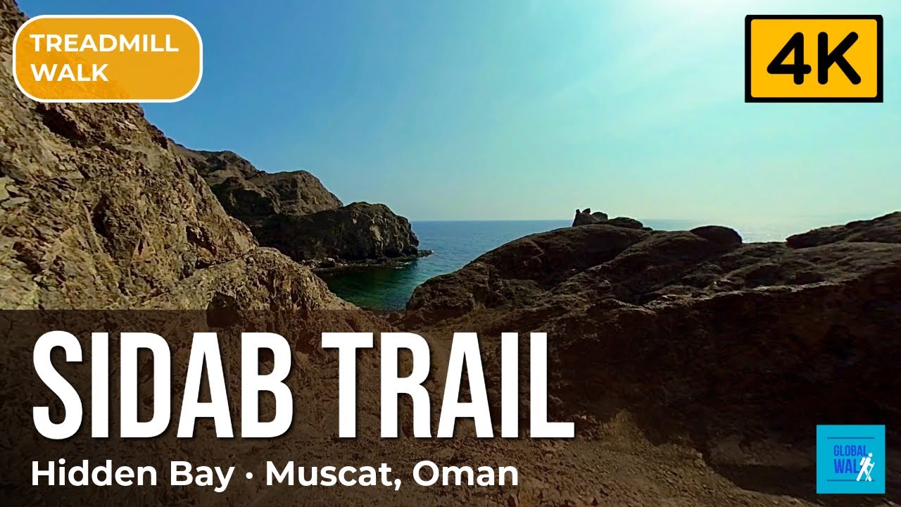 Sidab Trail 4K — Hidden Indian Ocean Bay, Muscat Oman