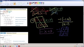 Algebra 2 - 9.4 - Lesson (Multiplying and Dividing Rational Expressions)
