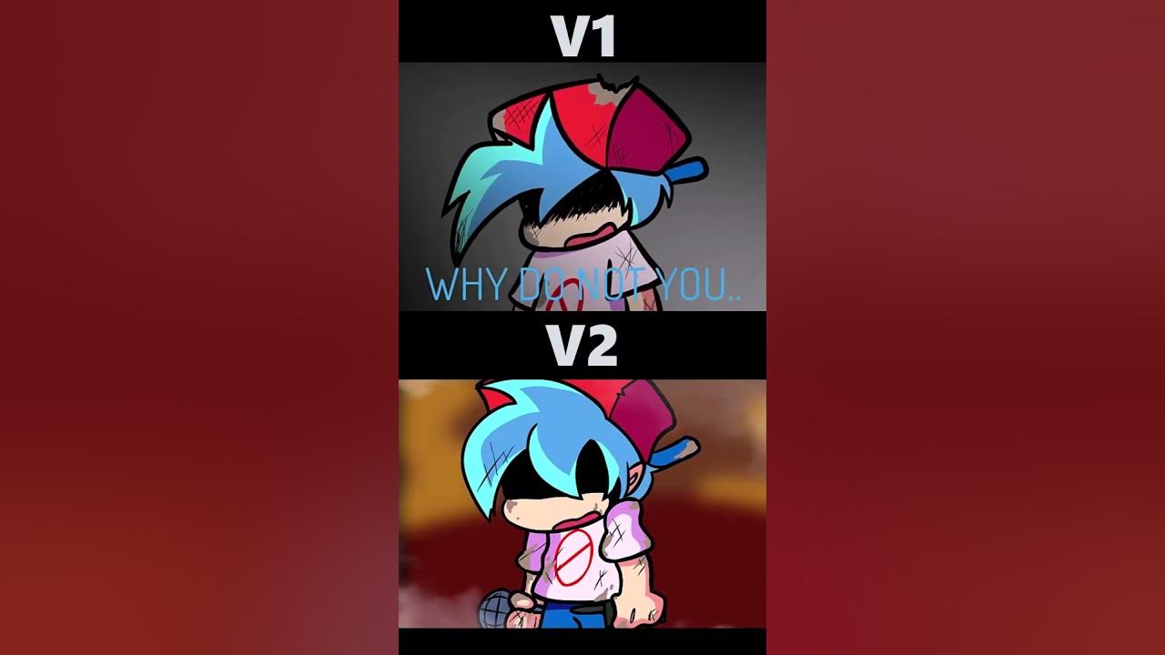 why don't you die!/Oh God No but It's BF vs GF Sing (V1 VS V2) (Oh God No Cover) #shorts