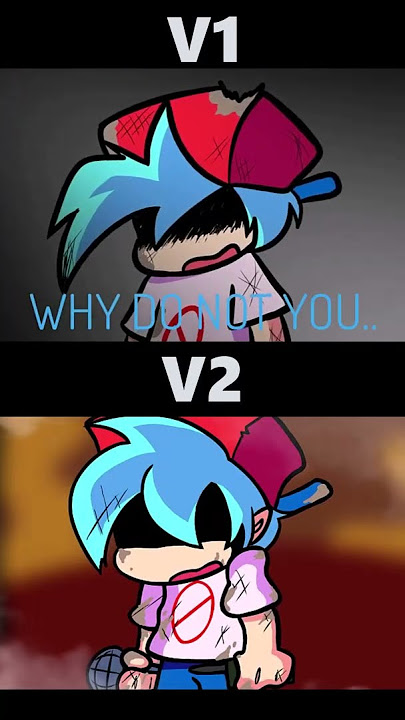 why don't you die!/Oh God No but It's BF vs GF Sing (V1 VS V2) (Oh God No Cover) #shorts