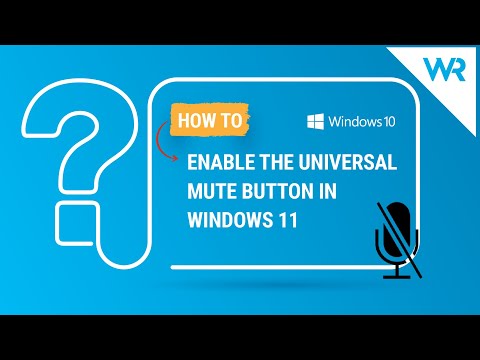How to enable the Universal Mute button in Windows 11 hqdefault