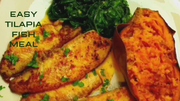 Pan-Seared Tilapia | With Garlic Butter Sauce