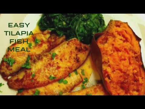 Pan-Seared Tilapia | With Garlic Butter Sauce