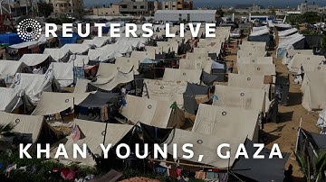 LIVE: A view of Khan Younis in Gaza