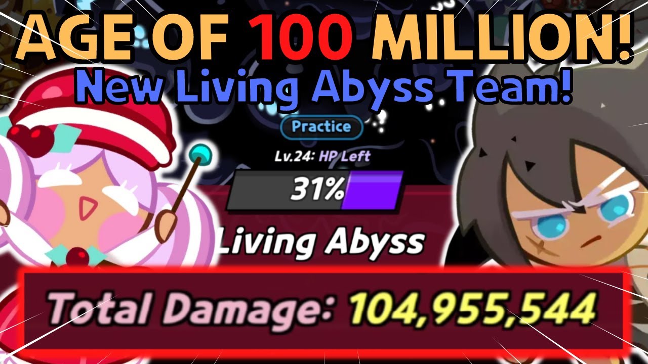 AGE of 100 MILLION! New Living Abyss Guild Team! Cookie Run Kingdom