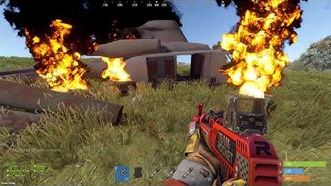 when attack heli lands NEXT to Outpost..