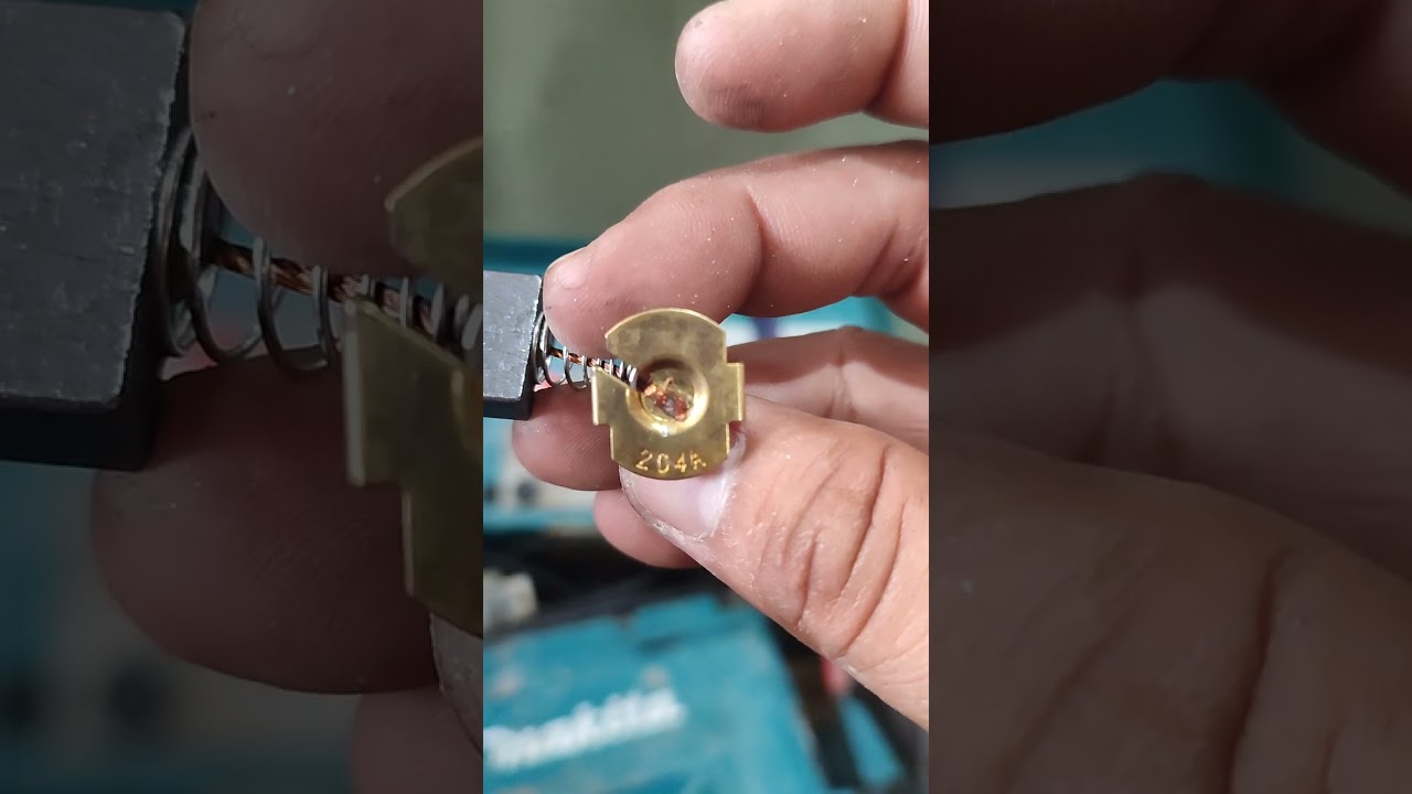 how to change carbon brush on makita jack hammer