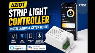 AZIOT Strip Light Controller Installation & Smart Life App Setup Guide | CCT & Single Color Strips screenshot 3