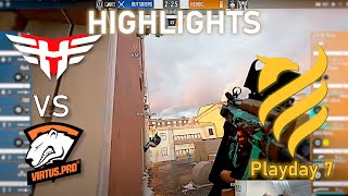 GREAT GAME! Heroic vs Outsiders (VP) - HIGHLIGHTS - Playday 7 - EUL 2022 Stage 1 - R6 Esport