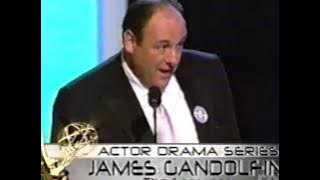 James Gandolfini wins 2003 Emmy Award for Lead Actor in a Drama Series