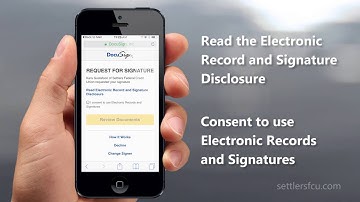 SFCU Web Tutorial Video - DocuSign