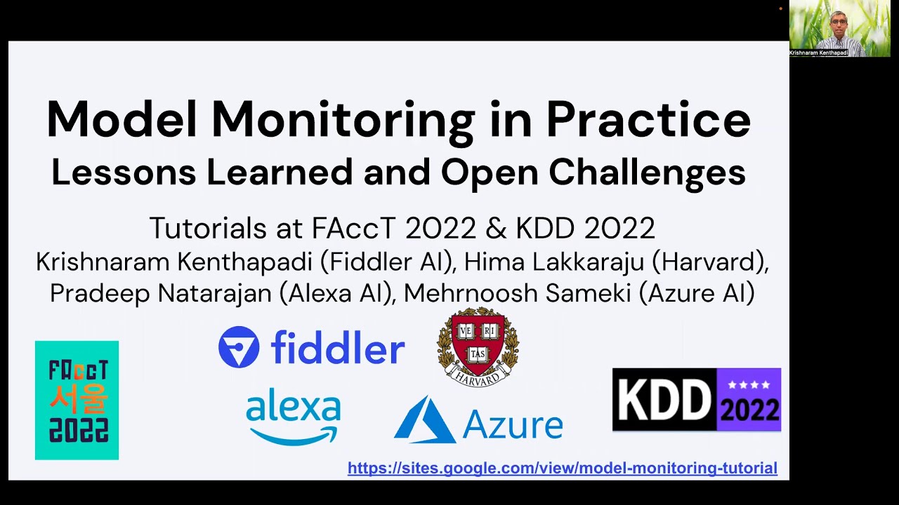 FAccT 2022: Model Monitoring in Practice - Lessons Learned and Open Challenges