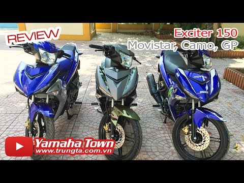 Video Exciter 150 Movistar, Exciter 150 Camo, Exciter 150 GP... - youtube