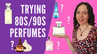 Trying 80s 90s 00s Perfumes | Vintage Fragrances Perfume Collection Calvin Klein Romance Blind Buys