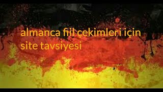 Almanca fiil çekimleri için site önerisi Almanca fiil çekimleri için site önerisi
