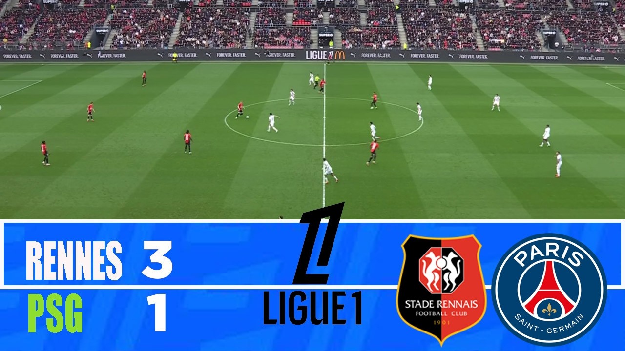 RENNES vs PSG 3-1 | 2026 Ligue 1 | Match Highlights