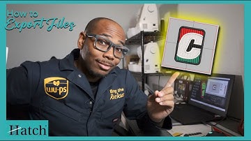 How to Export Embroidery Files using WILCOM HATCH