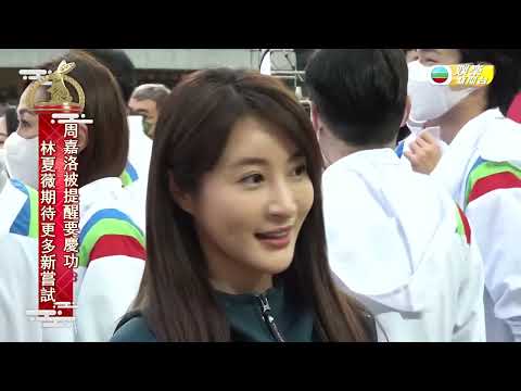 眾藝人參加百萬行 麥美恩樂極生悲刮傷腳負傷出席頒獎禮