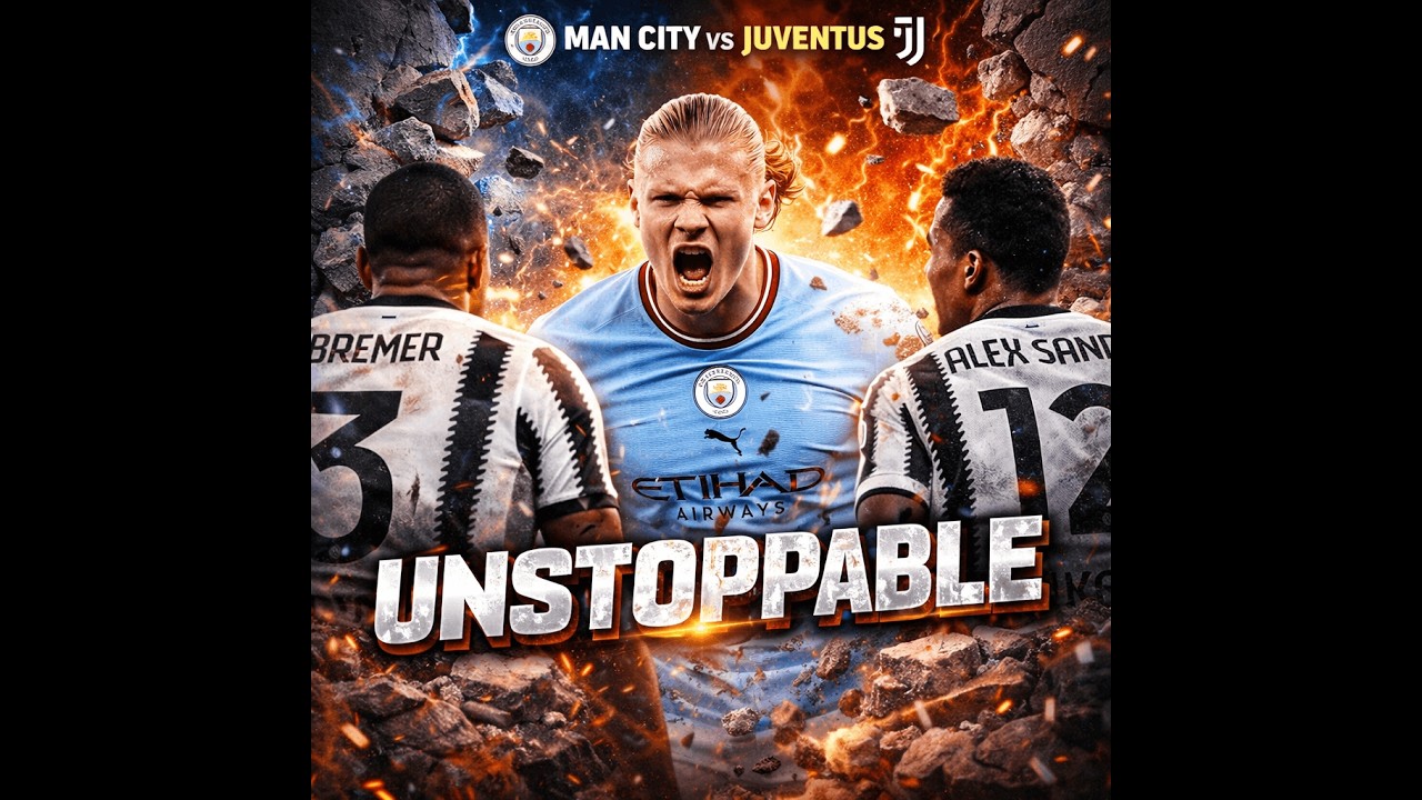 Haaland Breaks Defensive Wall 😤 Man City vs Juventus