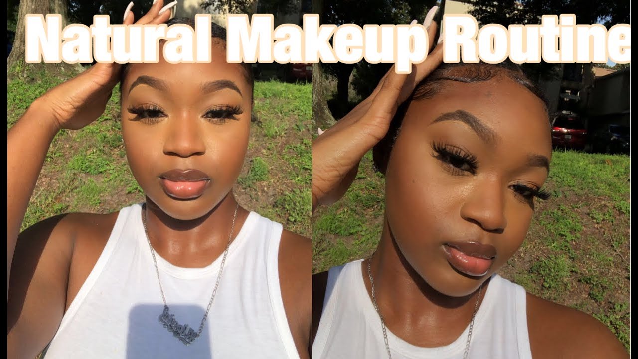 SIMPLE NATURAL MAKEUP TUTORIAL FOR BROWN SKIN 🤎 | ALEXIASHANAII - YouTube
