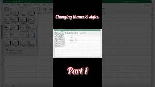 How do I change my theme in Excel?  #exceltricks  #exceltips #excel #exceltutorial #excel