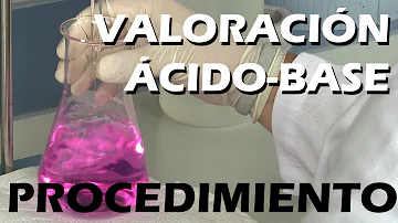 ¿Qué es la valoración ácido-base práctica en química?