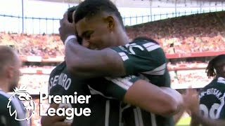 Marcus Rashford breaks the deadlock for Manchester United v. Arsenal | Premier League | NBC Sports