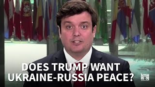 President Trump says to let Ukraine and Russia fight for a while before pursuing peace