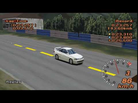 Gran Turismo 2 (PS1) - B-License 8 - Gold