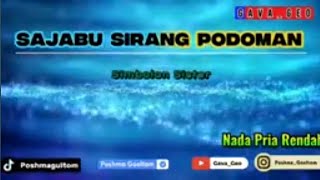 Download Lagu SIMBOLON SISTER- SAJABU SIRANG PODOMAN- KARAOKE VERSION [ NADA PRIA RENDAH/ NADA COWOK RENDAH]  MP3