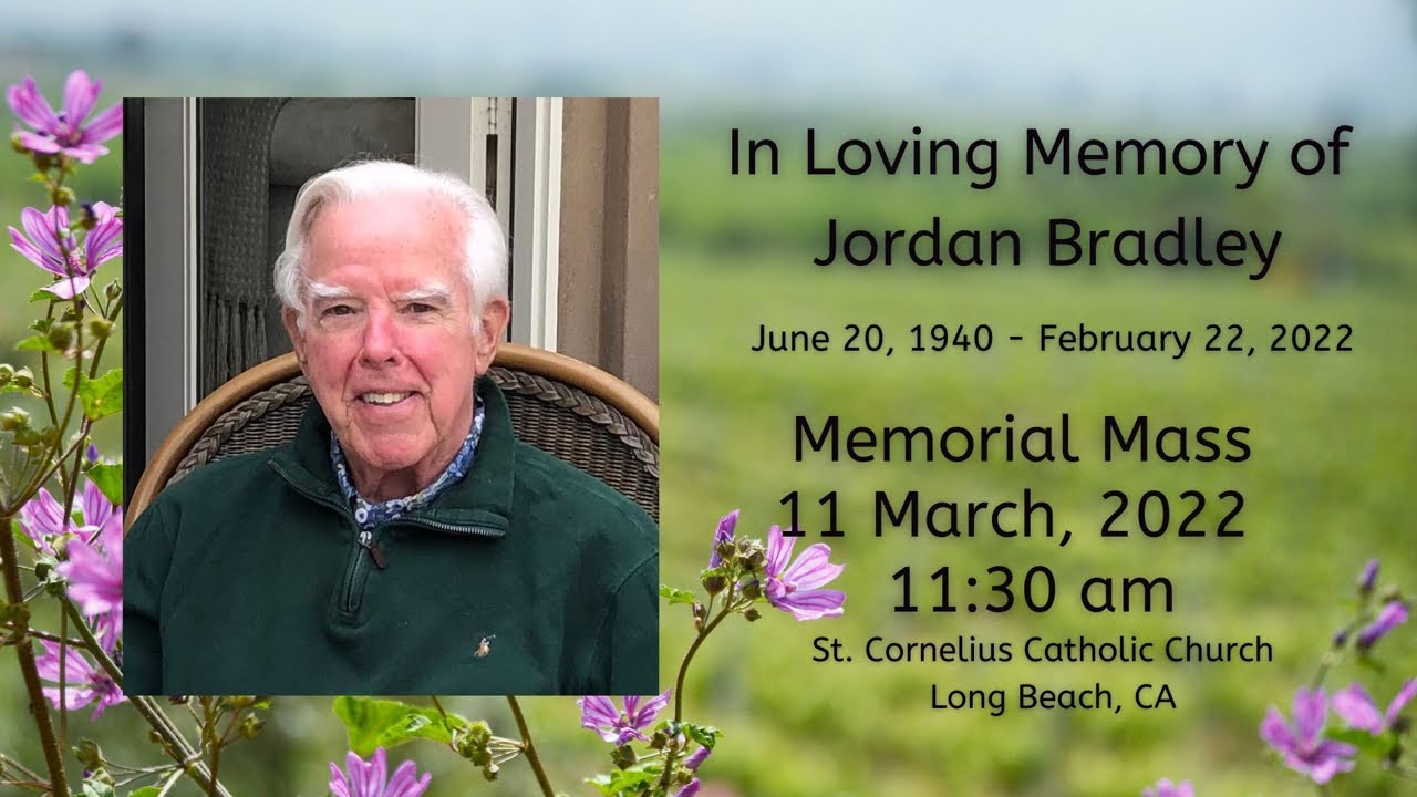 Funeral Mass for Jordan Bradley YouTube