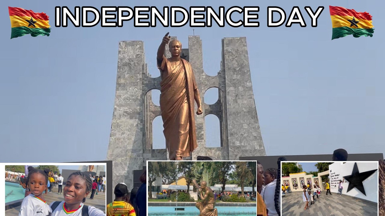 Ghana Independence Day. My First Time at the Kwame Nkrumah Memorial Park.
