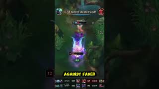 Faker insane 1v1 vs Jensen! #faker #t1 #leagueoflegends #GetHYPEDforWorlds
