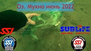 Дайвинг в Беларуси. озеро Мухно. июнь 2022