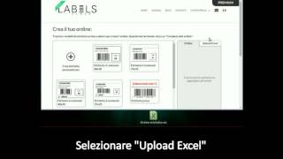 Labels Cloud tutorial - Ordine XLS