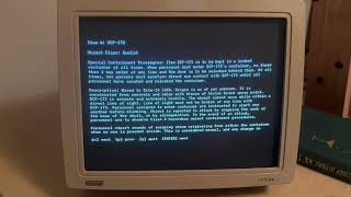 SCP Database Program - DEC VT320 screenshot 5