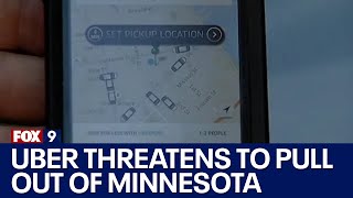 Uber threatens to pull out of Minnesota over proposed law