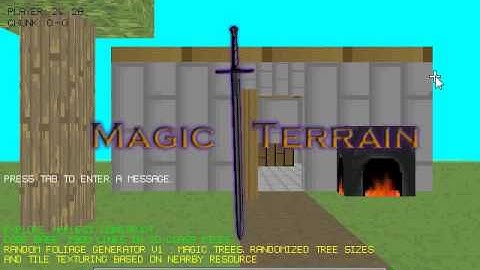 Magic Terrain - LWJGL RPG [video 3]