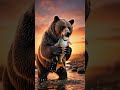At the River’s Edge, the Bear Reveals Its True Power