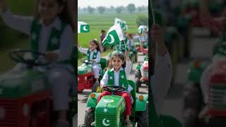 Happy Family Celebrates Independence Day 💚 | Viral Video #Pakistan #14August #tiktokeffects