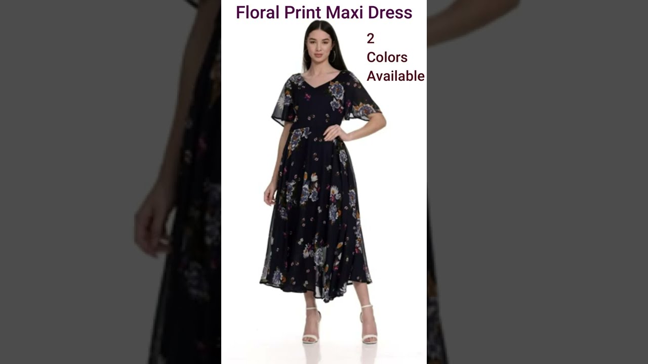 Floral Print Long Maxi Dress/Gown Haul 
