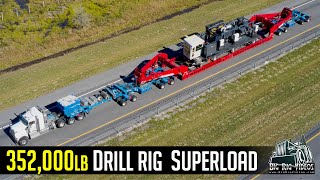 352,000lbs Blasthole Drill Superload  Buchanan Hauling & Rigging