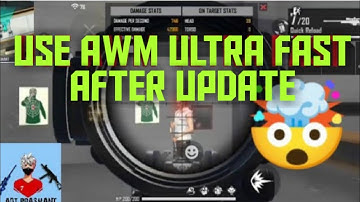 How to use AWM very fast | AWM no reload trick after Update |