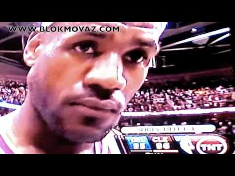 LEBRON JAMES AFTER GAME WINNING 3 POINTER PLUS REP...