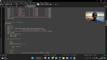 Presentasi Tugas Besar Praktikum Algoritma dan Pemrograman SI PENJUALAN TOKO tdk pakai inputan