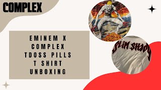 @eminem X @Complex THE DEATH OF SLIM SHADY CAPSULE PILLS LONG SLEEVE T SHIRT UNBOXING #eminem