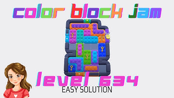 Color Block Jam Level 634 Easy Solution Walkthrough