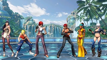 Vanessa vs Vice Team Battle - KOF XIV