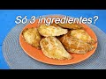 PASTEL DE FORNO - SÓ 3 INGREDIENTES -  MASSA CROCANTE, ECONÔMICA E DELICIOSA!